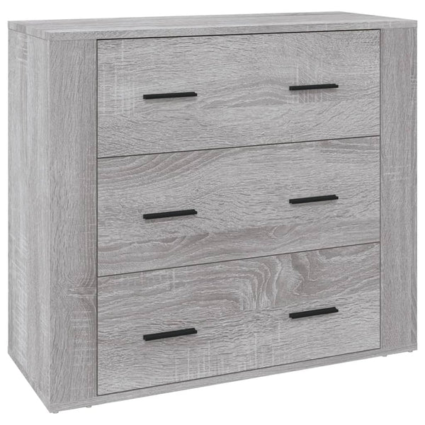 Senkki harmaa Sonoma 80x33x70 cm tekninen puu
