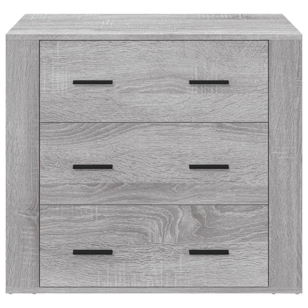 Senkki harmaa Sonoma 80x33x70 cm tekninen puu
