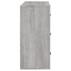 Senkki harmaa Sonoma 80x33x70 cm tekninen puu
