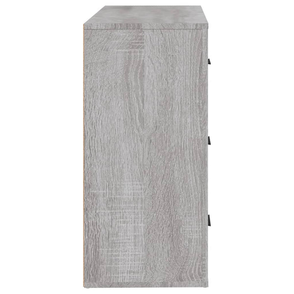 Senkki harmaa Sonoma 80x33x70 cm tekninen puu