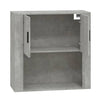Seinäkaappi betoninharmaa 80x33x80 cm tekninen puu