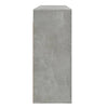 Seinäkaappi betoninharmaa 80x33x80 cm tekninen puu