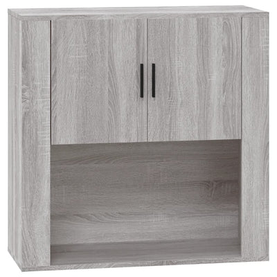 Seinäkaappi harmaa Sonoma 80x33x80 cm tekninen puu