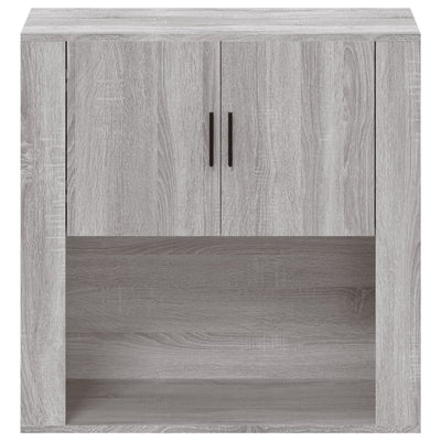 Seinäkaappi harmaa Sonoma 80x33x80 cm tekninen puu