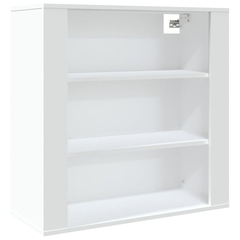 Valkoinen seinäkaappi Fat 80x33x80cm (puinen)