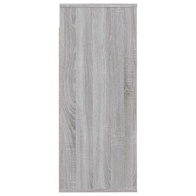 Seinäkaappi harmaa Sonoma 80x33x80 cm tekninen puu