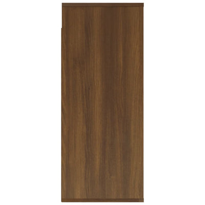 Seinäkaappi ruskea tammi 80x33x80 cm tekninen puu