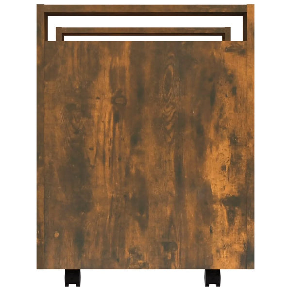 Savutammi työpöytävaunu Chedraoui 60x45x60cm (puinen)
