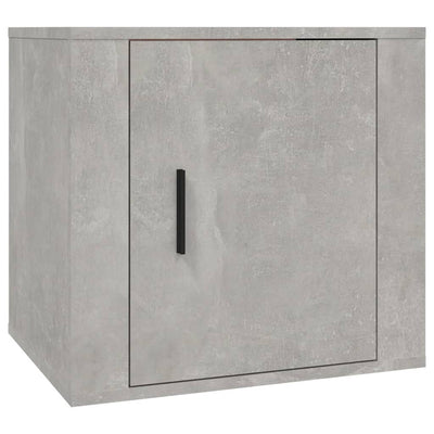 Yöpöydät 2 kpl betoninharmaa 50x39x47 cm
