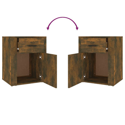 Savutammi yöpöytä Sonoria 50x36x60cm (puinen)