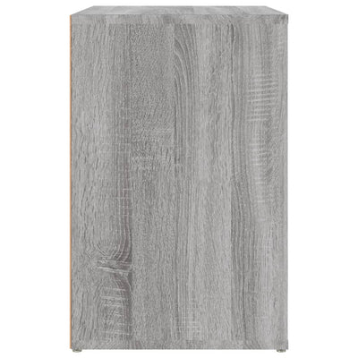 Kenkäkaappi harmaa Sonoma 130x35x54 cm tekninen puu