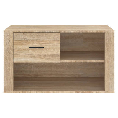 Kenkäkaappi Sonoma-tammi 80x35x45 cm tekninen puu