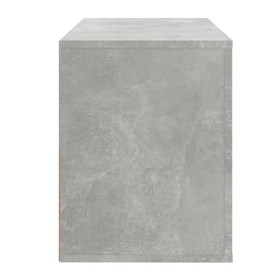 Kenkäkaappi betoninharmaa 80x35x45 cm tekninen puu