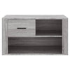 Kenkäkaappi harmaa Sonoma 80x35x45 cm tekninen puu