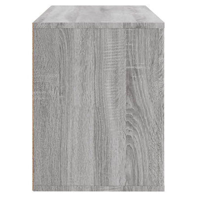 Kenkäkaappi harmaa Sonoma 80x35x45 cm tekninen puu