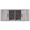 TV-taso harmaa Sonoma 100x35x40 cm tekninen puu