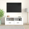TV-taso valkoinen 100x35x40 cm tekninen puu