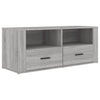TV-taso harmaa Sonoma 100x35x40 cm tekninen puu
