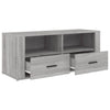 TV-taso harmaa Sonoma 100x35x40 cm tekninen puu