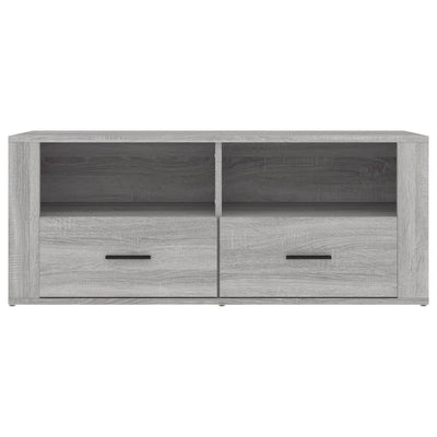TV-taso harmaa Sonoma 100x35x40 cm tekninen puu