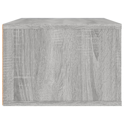 Seinä TV-taso harmaa Sonoma 80x36x25 cm tekninen puu