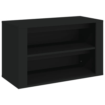 Kenkäteline musta 75x35x45 cm tekninen puu