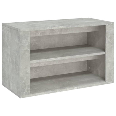 Kenkäteline betoninharmaa 75x35x45 cm tekninen puu