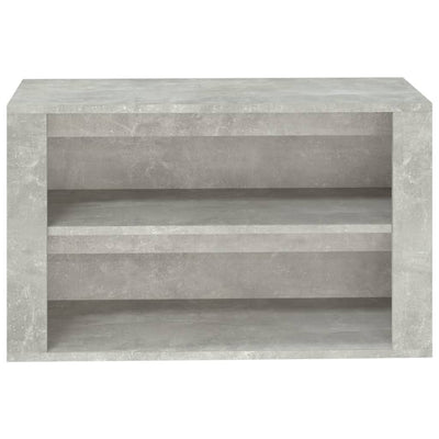 Kenkäteline betoninharmaa 75x35x45 cm tekninen puu