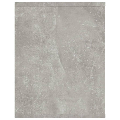 Kenkäteline betoninharmaa 75x35x45 cm tekninen puu