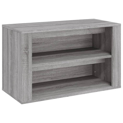 Kenkäteline harmaa Sonoma 75x35x45 cm tekninen puu