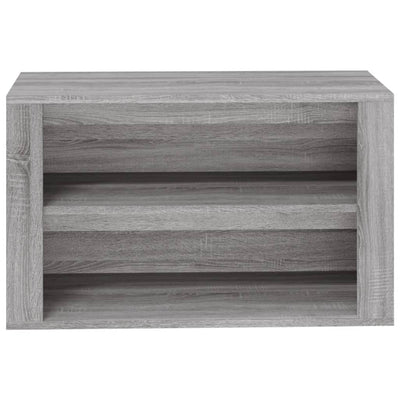 Kenkäteline harmaa Sonoma 75x35x45 cm tekninen puu