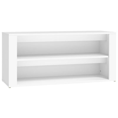 Kenkäteline valkoinen 100x35x45 cm tekninen puu