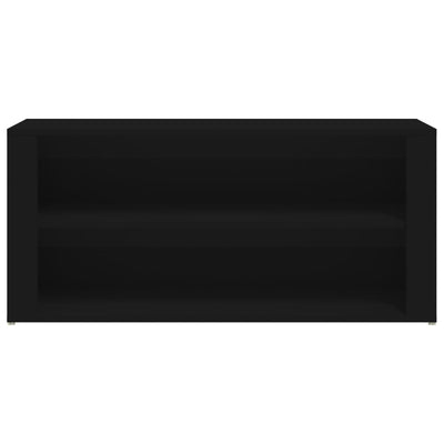 Kenkäteline musta 100x35x45 cm tekninen puu