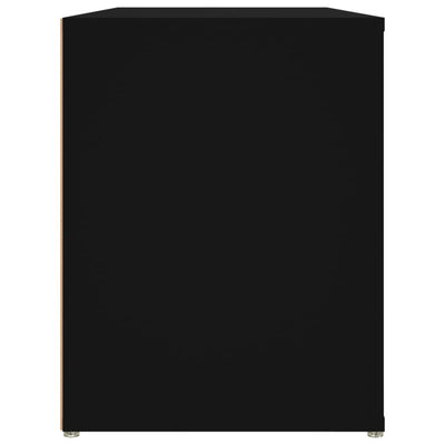 Kenkäteline musta 100x35x45 cm tekninen puu
