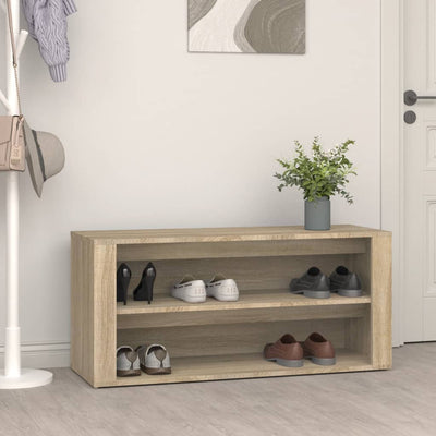Kenkäteline Sonoma-tammi 100x35x45 cm tekninen puu