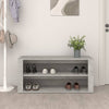 Kenkäteline betoninharmaa 100x35x45 cm tekninen puu
