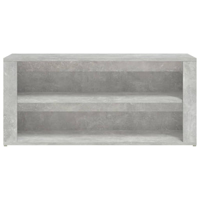 Kenkäteline betoninharmaa 100x35x45 cm tekninen puu