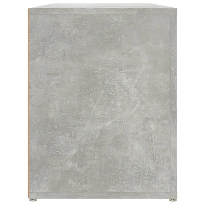 Kenkäteline betoninharmaa 100x35x45 cm tekninen puu