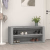 Kenkäteline betoninharmaa 100x35x45 cm tekninen puu