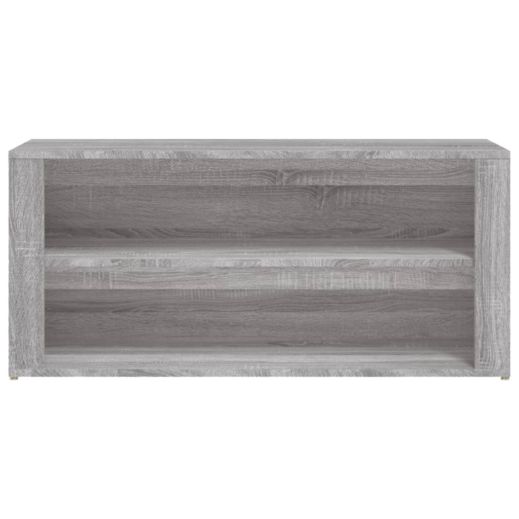 Harmaa kenkäteline Hore 100x35x45cm (puinen)