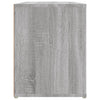 Kenkäteline harmaa Sonoma 100x35x45 cm tekninen puu