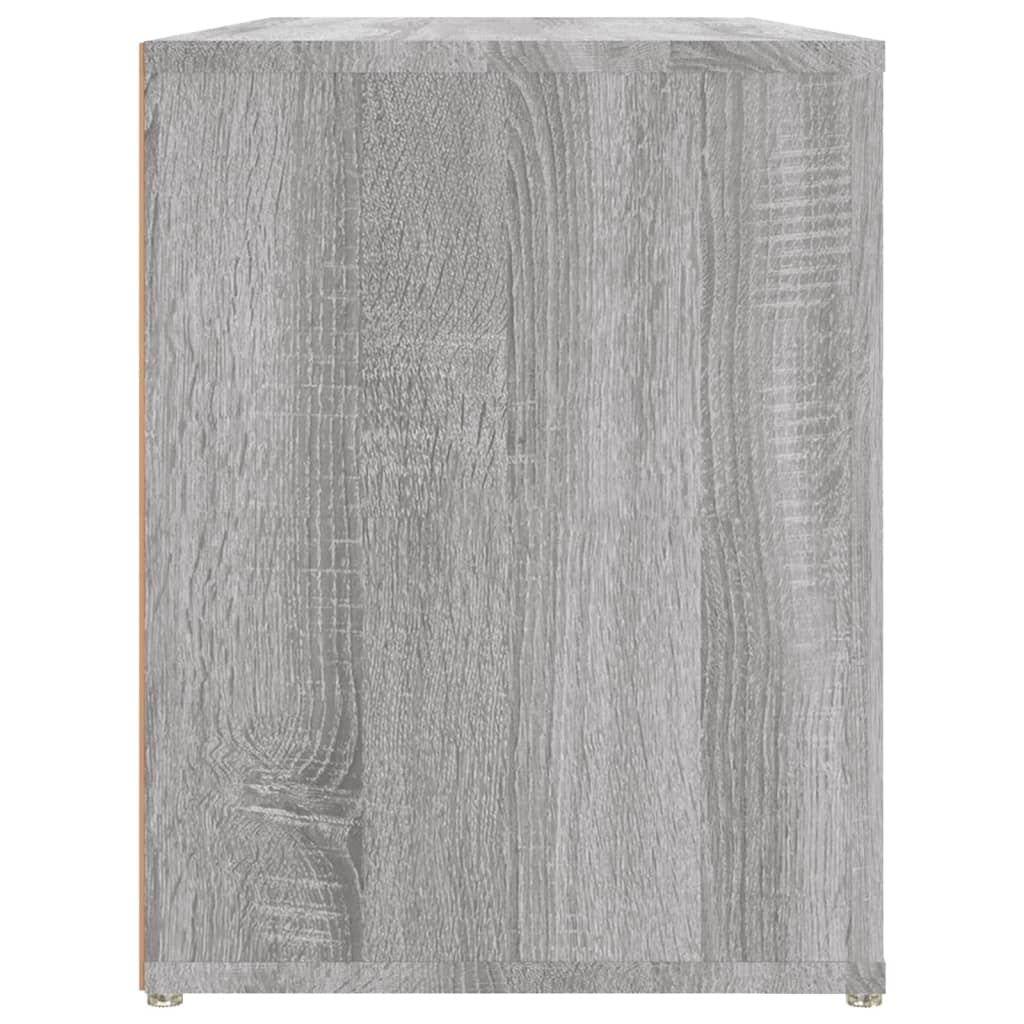 Harmaa kenkäteline Hore 100x35x45cm (puinen)
