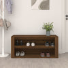 Kenkäteline ruskea tammi 100x35x45 cm tekninen puu