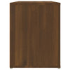 Kenkäteline ruskea tammi 100x35x45 cm tekninen puu