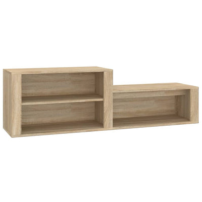 Kenkäkaappi Sonoma-tammi 150x35x45 cm tekninen puu