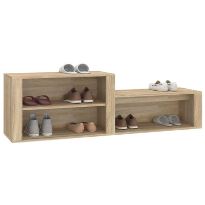Kenkäkaappi Sonoma-tammi 150x35x45 cm tekninen puu