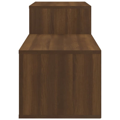 Kenkäkaappi ruskea tammi 150x35x45 cm tekninen puu