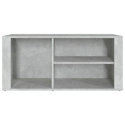 Kenkäkaappi betoninharmaa 100x35x45 cm tekninen puu