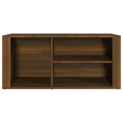 Kenkäkaappi ruskea tammi 100x35x45 cm tekninen puu
