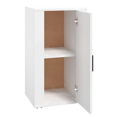 Valkoinen senkki Lulugi 40x33x70cm (puinen)